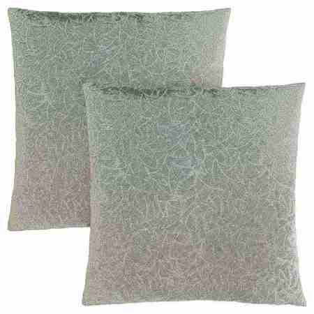 MONARCH SPECIALTIES Pillows, Set Of 2, 18 X 18 Square, Insert Included, Accent, Sofa, Couch, Bedroom, Polyester, Grey I 9257